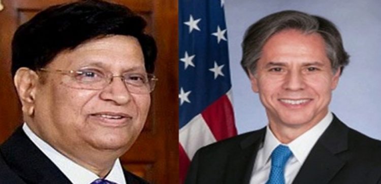 নিষেধাজ্ঞা পুনর্বিবেচনা করতে যুক্তরাষ্ট্রের পররাষ্ট্রমন্ত্রীকে চিঠি