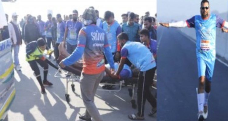 ম্যারাথনে অংশগ্রহণকারীর হৃদরোগে মৃত্যু