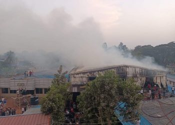 কর্ণেলহাটে ফার্নিচার দোকানে আগুন, নিহত ২