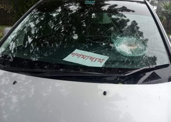 বোয়ালখালীতে আহলা করলেডঙ্গা ইউপিতে গাড়ি ভাঙচুর, সংবাদকর্মী আহত