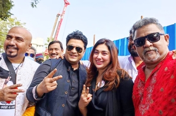 ভোট দিয়ে যা বললেন অপু বিশ্বাস