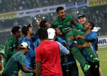 ভারতকে স্তব্ধ করে সিরিজ জিতল বাংলাদেশ