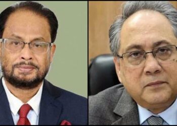 বিরোধীদলীয় নেতা গোলাম কাদের ও উপনেতা আনিসুল ইসলাম