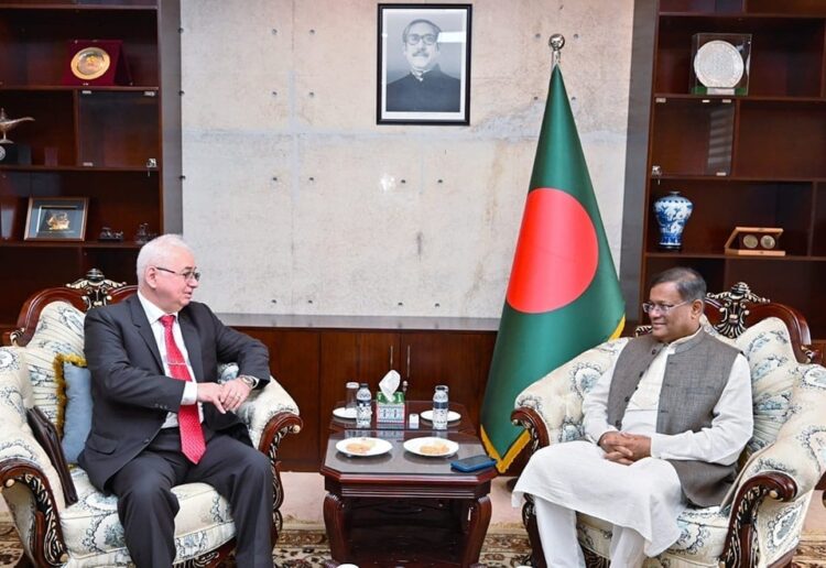 পররাষ্ট্রমন্ত্রীর সঙ্গে রাশিয়ার রাষ্ট্রদূতের সাক্ষাৎ