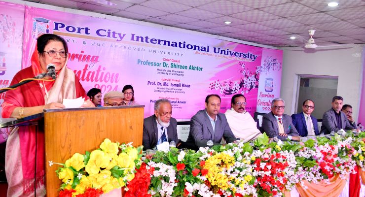 পোর্ট সিটি ইন্টারন্যাশনাল ইউনিভার্সিটির নবাগত শিক্ষার্থীদের স্প্রিং ওরিয়েন্টেশন প্রোগ্রাম অনুষ্ঠিত