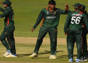 অনূর্ধ্ব-১৯ ওয়ানডে বিশ্বকাপ/যুক্তরাষ্ট্রকে উড়িয়ে সুপার সিক্সে বাংলাদেশ