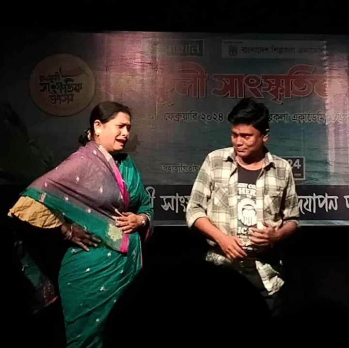 মাতৃভাষা দিবসে বীজন নাট্য গোষ্ঠীর নাটক ‘চতুর ভোলা’