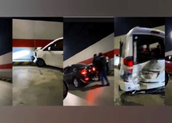 বেপরোয়া গতি/কর্ণফুলী টানেলে একসাথে পাঁচ গাড়ি দুর্ঘটনায় কবলিত