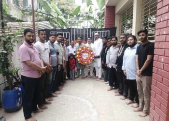 শুলকবহরের ঐতিহ্যবাহী বন্ধন ক্লাবের অমর একুশে পালন