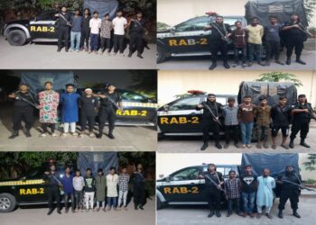 ঢাকায় দেশীয় অস্ত্রসহ কিশোর গ্যাংয়ের বিভিন্ন গ্রুপের ৩৫ জন গ্রেফতার