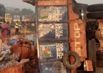 কুমিল্লায় মাছবাহী ট্রাক উল্টে চারজনের মৃত্যু, আহত তিন