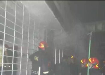 নন্দনকাননে ইউনাইটেড কমার্সিয়াল ব্যাংকে অগ্নিকাণ্ড