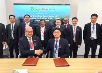দেশে প্রথম ফাইবারগ্লাস টাওয়ার স্থাপন করতে যাচ্ছে ইডটকো বাংলাদেশ ও হুয়াওয়ে