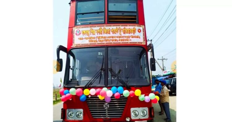 মিরসরাই শিল্প নগরীতে বিআরটিসির বাস সার্ভিস চালু