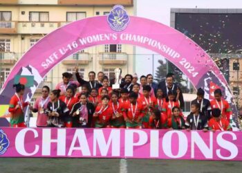 সাফ অনূর্ধ্ব-১৬ নারী চ্যাম্পিয়নশিপ: ফাইনালে টাইব্রেকারে ভারতকে হারিয়ে জয়ী বাংলাদেশ