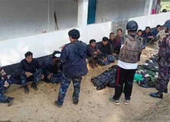 মিয়ানমারের বিজিপির আরো ৪৬ সদস্যের আশ্রয় বাংলাদেশে