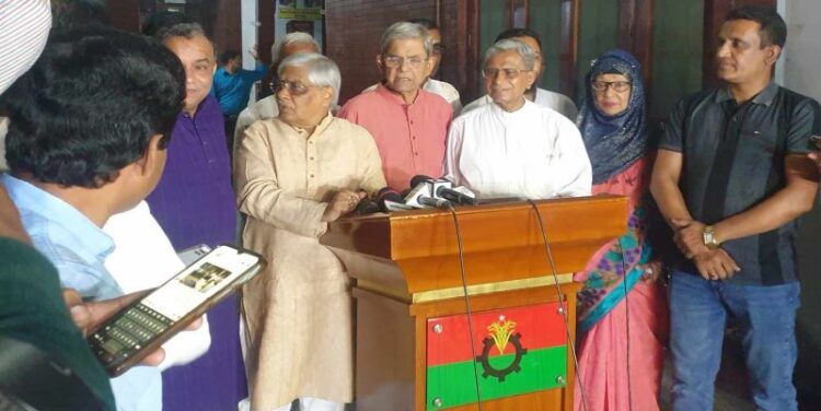 ফখরুলের দাবি, নির্বাচন ইস্যুতে যুক্তরাষ্ট্রের অবস্থান বদলায়নি