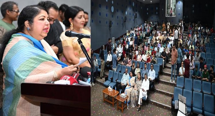 ‘শ্যামা কাব্য’ চলচ্চিত্রের মহরত অনুষ্ঠিত