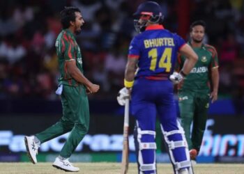টি-২০ বিশ্বকাপ: নেপালকে হারিয়ে সুপার এইটে বাংলাদেশ