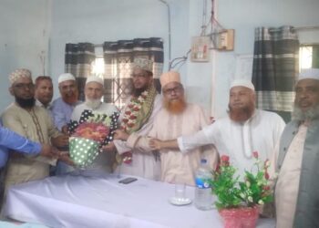 চন্দনাইশ উপজেলা পরিষদের ভাইস চেয়ারম্যান সোলাইমান ফারুকীকে সংবর্ধনা