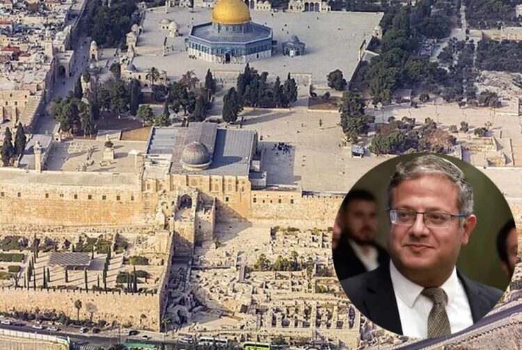 আল-আকসা মসজিদের প্রাঙ্গণে ইহুদি মন্দির বানাতে চান ইসরায়েলের মন্ত্রী