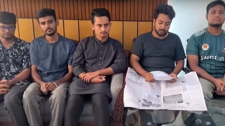 কোটা সংস্কার আন্দোলনের ছয় সমন্বয়ককে মুক্তি দিল হাসিনা সরকার
