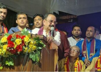 হাটহাজারীতে গয়েশ্বর চন্দ্র রায়, ‘শেখ মুজিবের নির্দেশে রমনা কালী মন্দির ভেঙে দেয়া হয়েছিল’