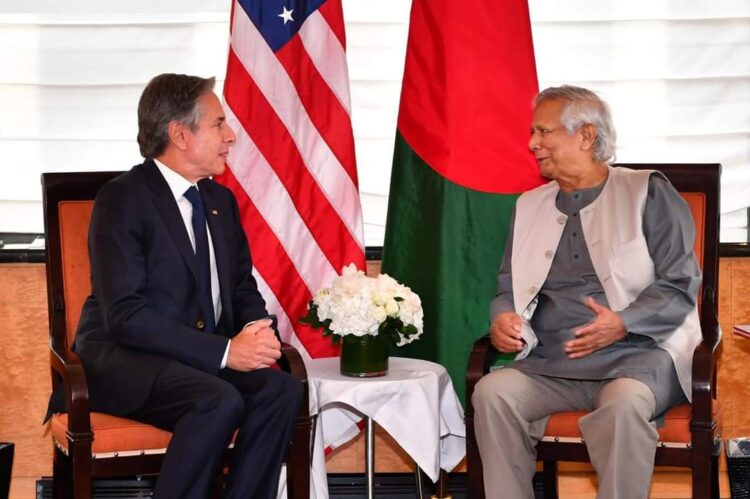 নিউইয়র্কে ব্লিংকেন-ইউনূস বৈঠক/সংস্কার ও দুর্নীতির বিরুদ্ধে লড়াইয়ে সহায়তার প্রতিশ্রুতি যুক্তরাষ্ট্রের