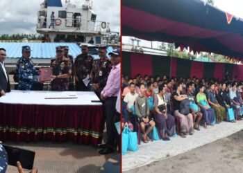 মিয়ানমার থেকে ফিরলেন ৮৫ বাংলাদেশি, ফেরত গেলেন ১২৩ বিজিপি-সেনা