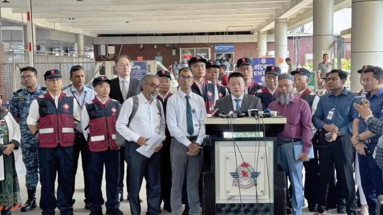 আন্দোলনে আহত শিক্ষার্থীদের চিকিৎসা দিতে ঢাকায় চীনের মেডিকেল টিম