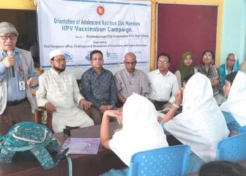 চট্টগ্রামের কৃষ্ণকুমারী উচ্চ বিদ্যালয়ে কিশোর পুষ্টি ক্লাবের ওরিয়েন্টেশন অনুষ্ঠিত