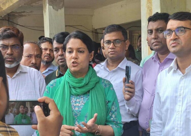 বালু-দখলদারদের বিরুদ্ধে জিরো টলারেন্স: চুনতিতে উপদেষ্টা রিজওয়ানা হাসান