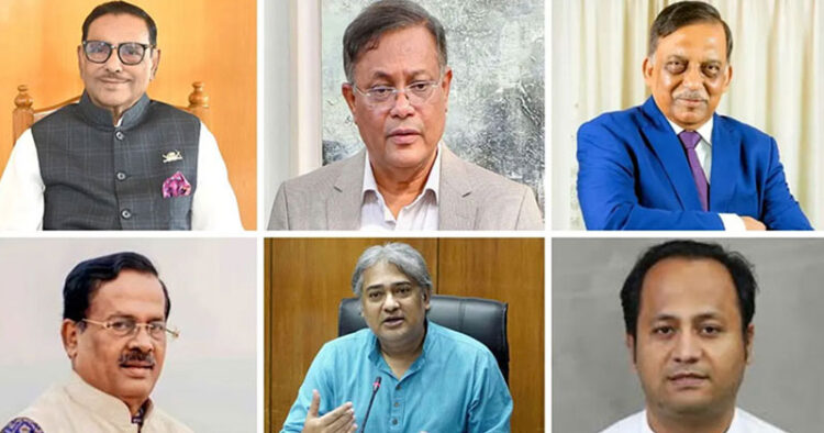 ওবায়দুল কাদেরসহ ১০ জনের বিরুদ্ধে রেড নোটিশ জারির চিঠি