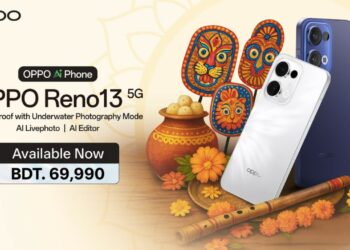 নববর্ষের নব-প্রেরণায় বাজারে ‘অপো রেনো ১৩ ৫জি’