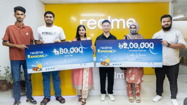 রিয়েলমির ফ্যামিলিসহ বিদেশ ট্যুর জয়ীর নাম ঘোষণা