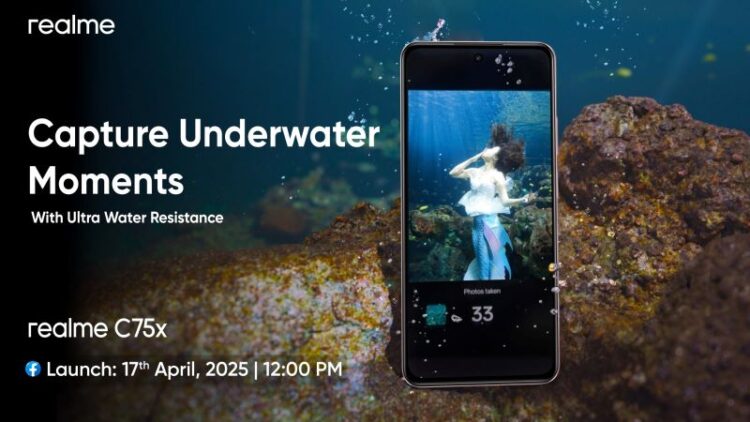 বাজারে আসছে আইপি৬৯-রেটেড’ স্মার্টফোন রিয়েলমি ‘সি৭৫এক্স’