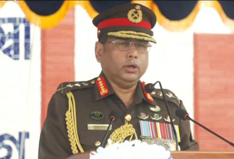 নবীন কর্মকর্তাদের সার্বভৌমত্ব রক্ষায় সর্বদা প্রস্তুত থাকতে হবে: সেনাপ্রধান