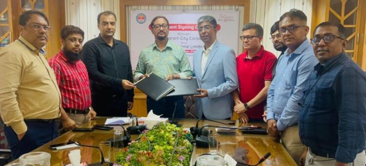 তারের জঞ্জাল সরাতে ফাইবার অ্যাট হোমের সাথে চসিকের চুক্তি