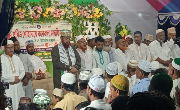ভাটিখাইনে ১০ দিনের শোহদায়ে কারবালা মাহফিল সম্পন্ন