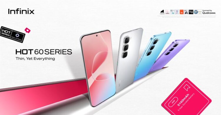 বিশ্বের সবচেয়ে পাতলা ৩ডি কার্ভড ডিসপ্লে ফোন আনল ইনফিনিক্স হট ৬০ সিরিজ