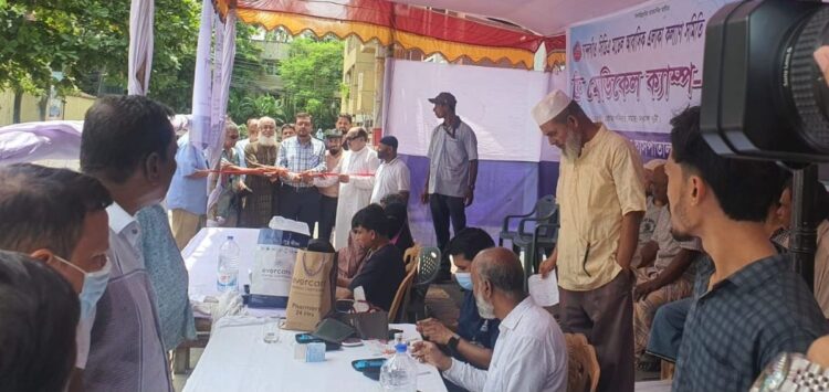 চান্দগাঁও আবাসিক এলাকা এ-ব্লক কল্যাণ সমিতির ফ্রি মেডিকেল ক্যাম্প