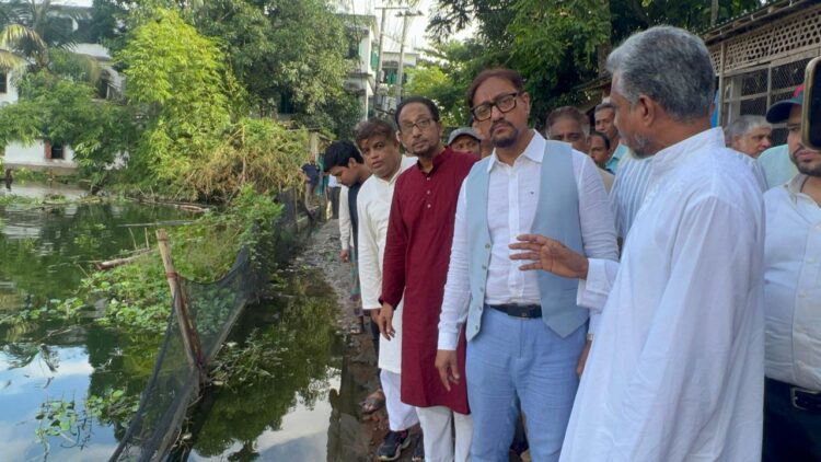 জলাবদ্ধতামুক্ত এলাকা হবে মোহরা: মেয়র শাহাদাত