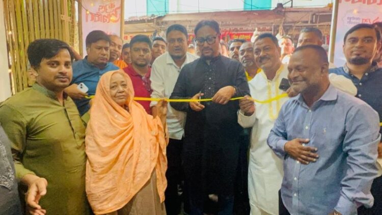 আতুরার ডিপোতে নূরউদ্দিন কোম্পানি কাঁচা বাজার উদ্বোধন