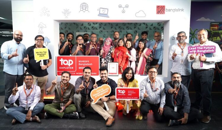 ‘টপ এমপ্লয়ার ২০২৫’ স্বীকৃতি পেল বাংলালিংক
