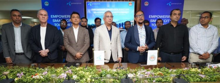 স্মার্ট সিটি রূপান্তরে একসাথে চসিক ও গ্রামীণফোন