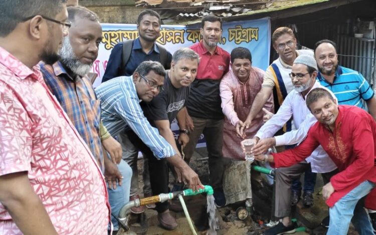 মহসিন কলেজে টিউবওয়েল স্থাপন এইচএসসি ৯৩ ব্যাচের