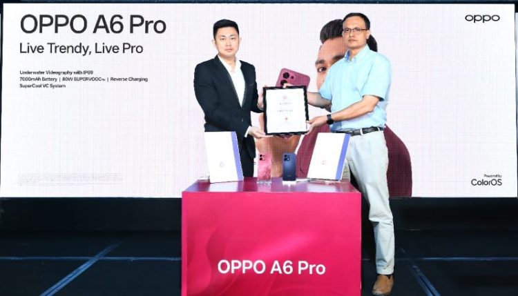 হিট, নেটওয়ার্ক ও ব্যাটারিতে শীর্ষ পারফরম্যান্সে বুয়েটের স্বীকৃতি পেল অপো এ৬ প্রো