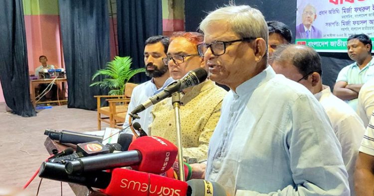 দেশের ভবিষ্যৎ নির্ভর করছে আগামী নির্বাচনের ওপর : মির্জা ফখরুল