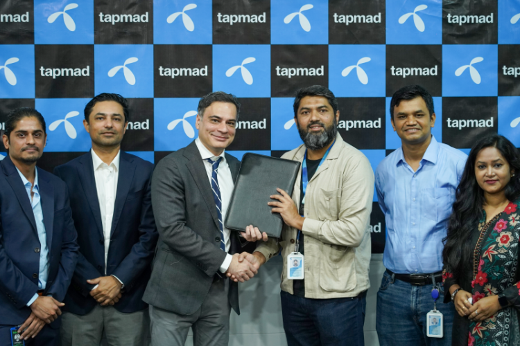 ট্যাপম্যাডের সাথে চুক্তিবদ্ধ হল গ্রামীণফোন