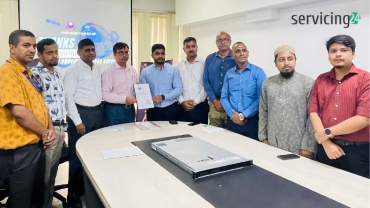 ইউনিভার্সিটি অব এশিয়া প্যাসিফিককে সার্ভার উপহার দিল সার্ভিসিং২৪
